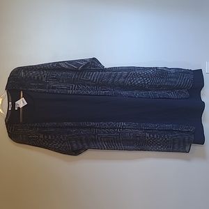 Serengeti Catalog FAB 2-Piece Dress with Beaded Overlay L NWT